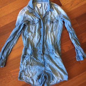 Denim Romper Forever21